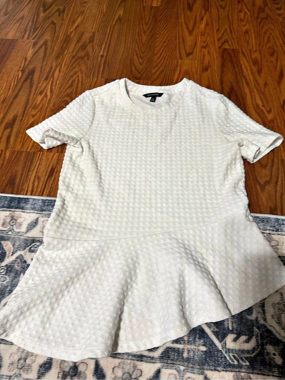 Banana Republic Textured Mini Dress in White Size XS Like New